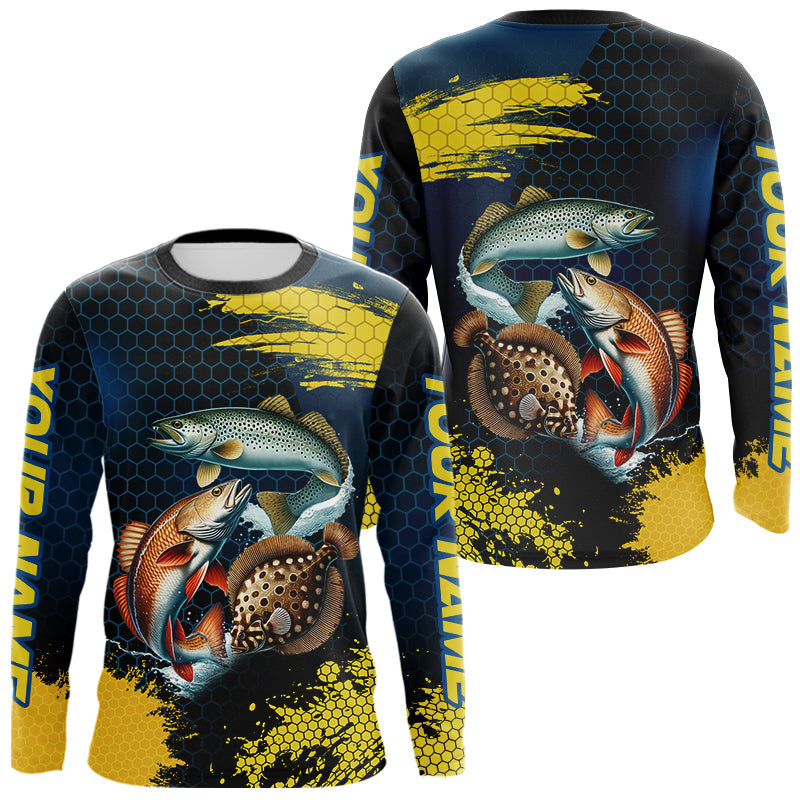 Blue and Yellow Camo Texas Slam NQS9036 Custom Design Request