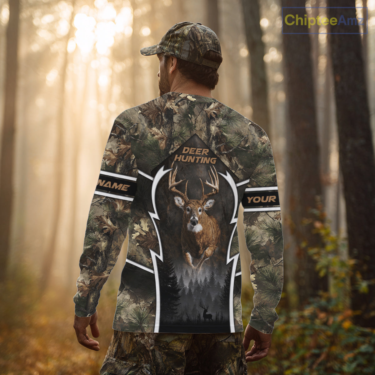 Deer Hunting Forest Camo 3D All Over Printed Shirts - Mule Deer Hunting Season, Hunting Clothes NBT35