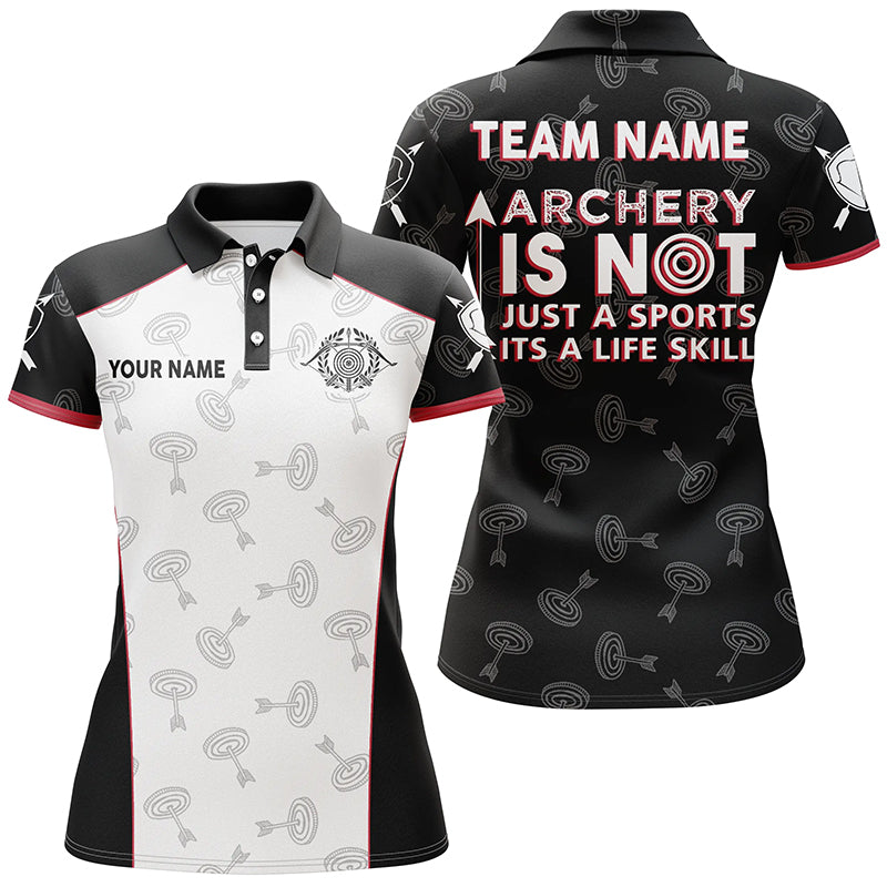 Personalized Customized Archery Is Not Just A Sports Its A Life Skill Archery Polo Shirts For Women VHM0587