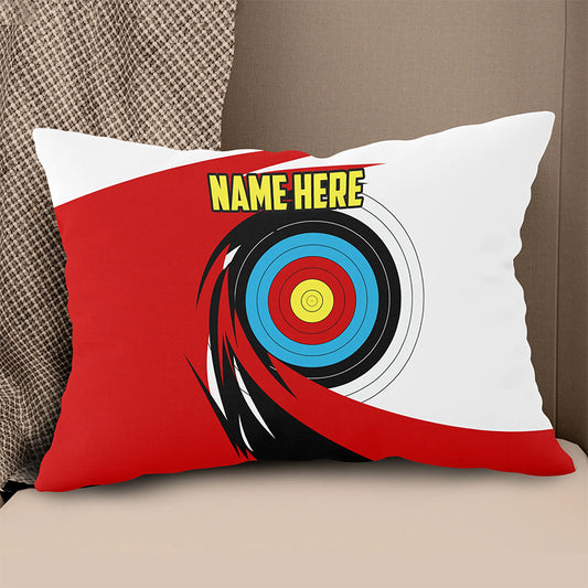 Personalized Name 3D Target Archery Throw Pillow Gift For Archery Lovers VHM0932