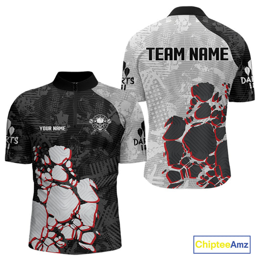 Skull Dart Boards Custom Multi-Color Dart Shirt For Men, Dart Team Jerseys NYN0095