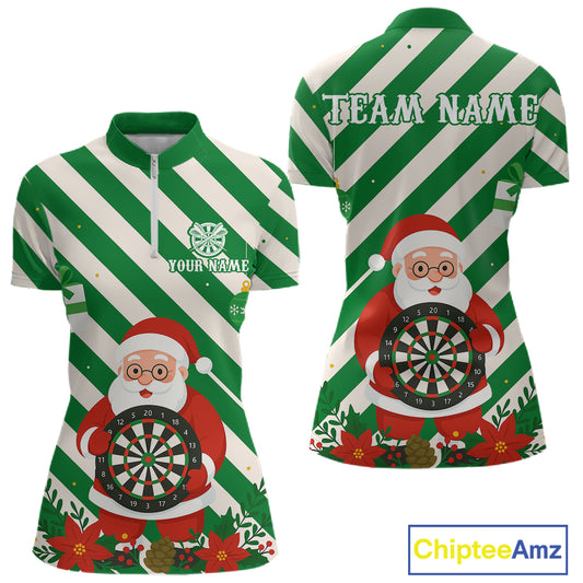Custom Funny Christmas Darts Jersey For Women Outfit Xmas Holiday Dart Gifts, Dart Jersey NYN1275