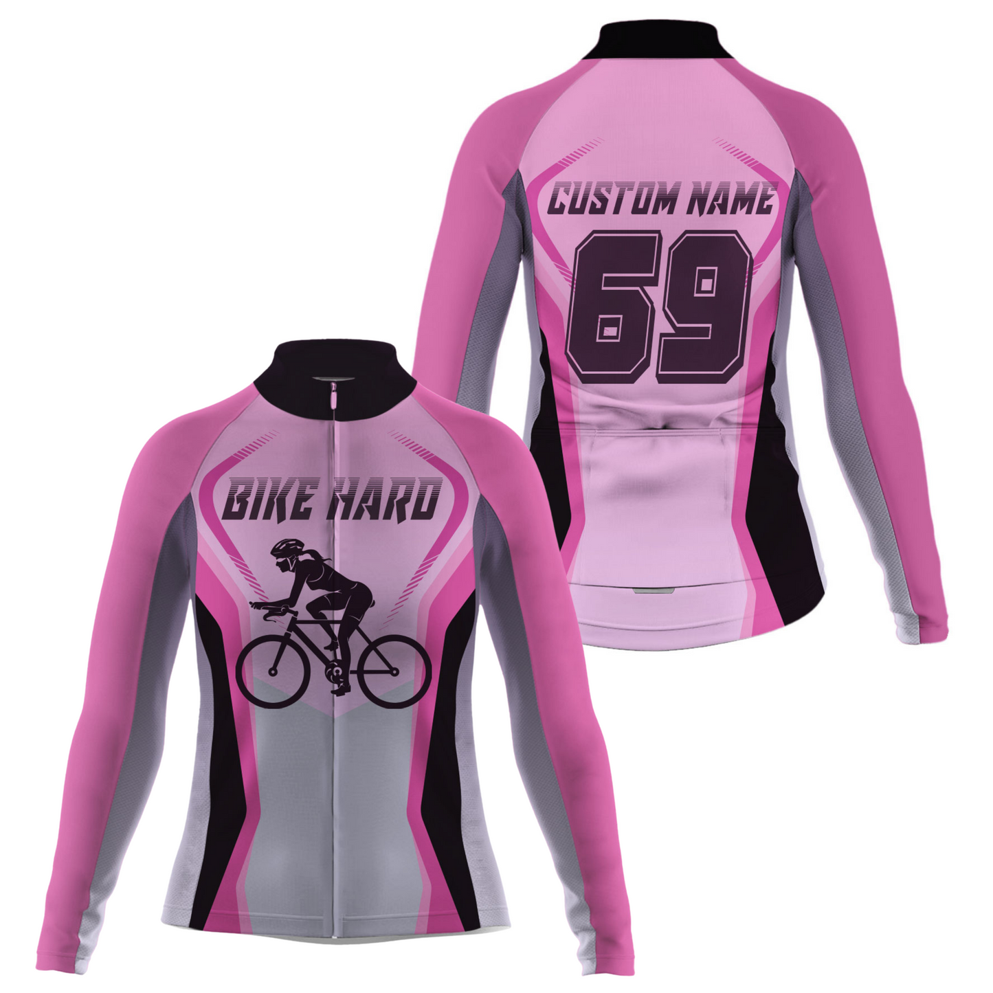 Pink Custom Womens Cycling Jersey Bike Hard Female Biker Riding Road Cycle Mountain Bicycling| NMS844