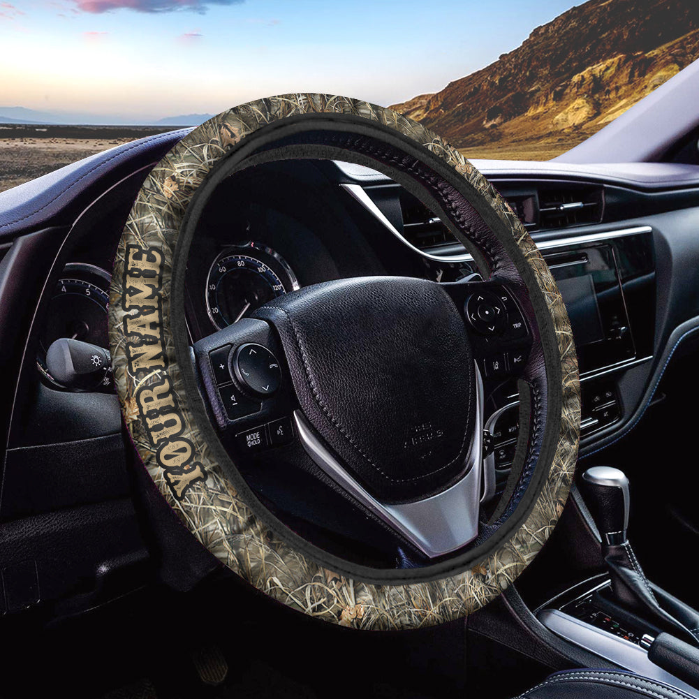 Waterfowl camo Custom Steering Wheel Cover, camouflage Car Accessories - IPHW1024