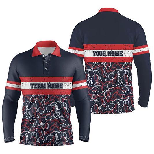 personalized bowling shirt for bowling – custom name design side view