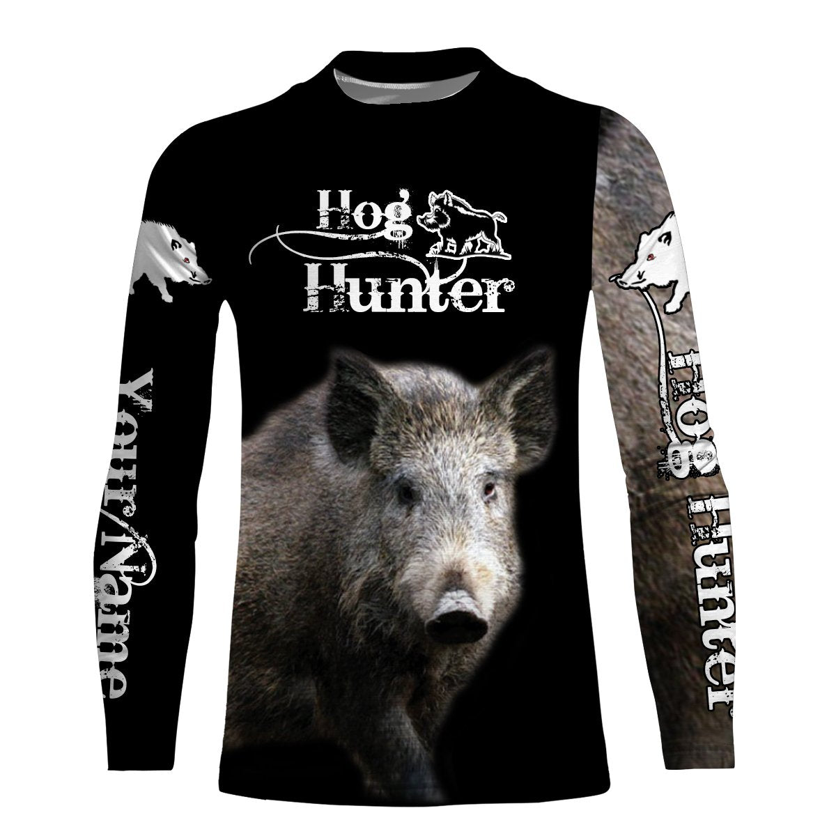 Feral Hog hunting Custom Name 3D All over print T-shirt, Long sleeve, Hoodie, Zip up hoodie - FSD162
