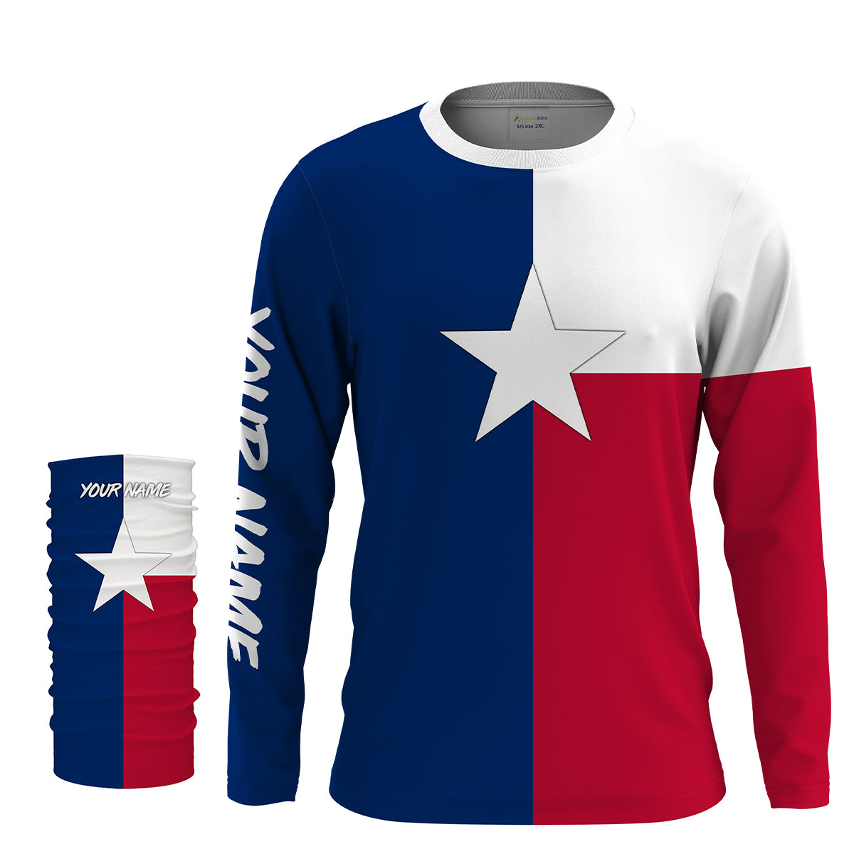 Personalized Texas Flag Performance Sun/UV Protection Shirts For Adult and Kid - Texas Gifts, Texas pride shirts FSD2187