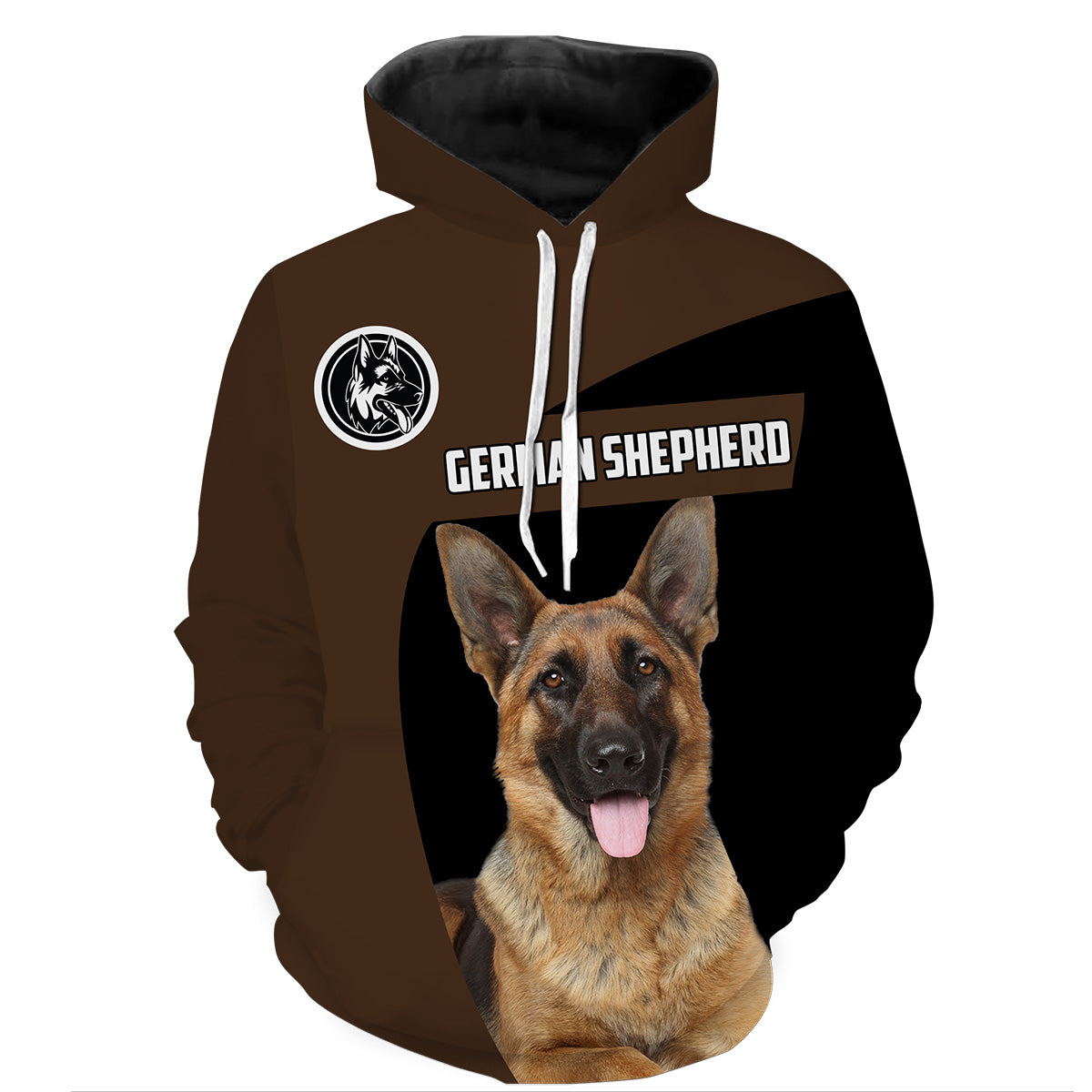 German Shepherd Hoodie - Unisex 3D Dog Shirt for Men Women - Dog Lover Gift - JHD198
