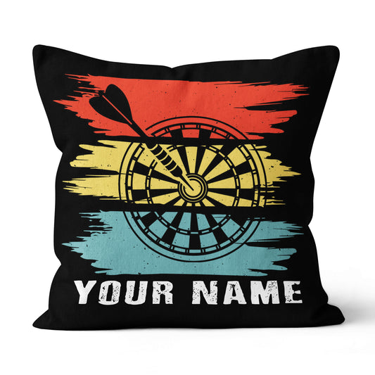 Colorful Retro Dartboard Pillow Personalized Darts Gifts For Dart Player LDT1100