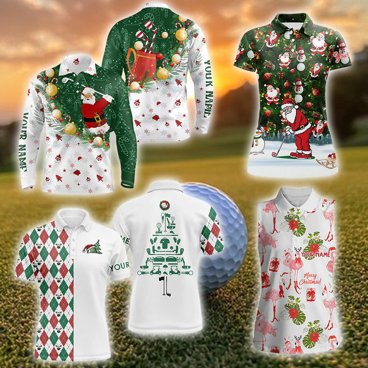 golf christmas shirt