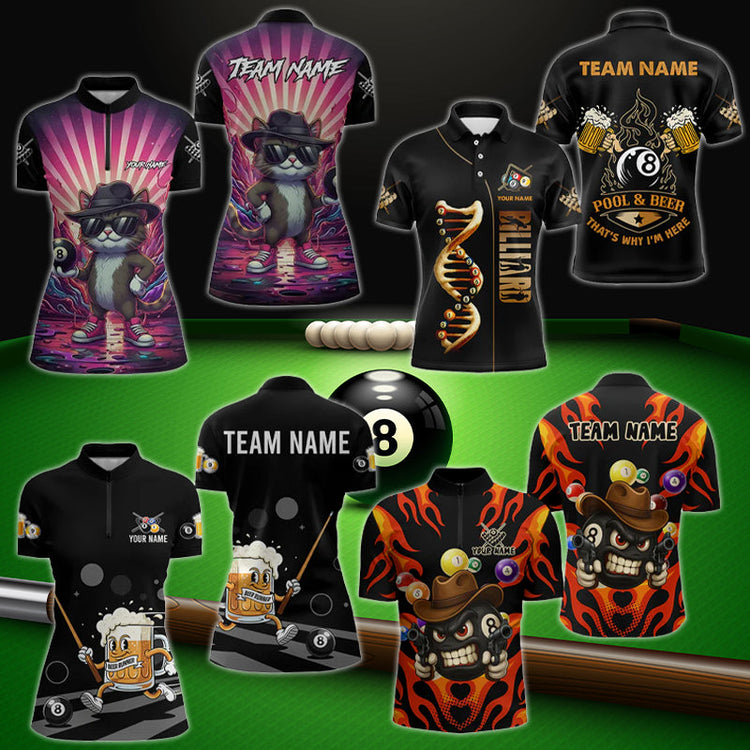 Funny Billiards Shirts