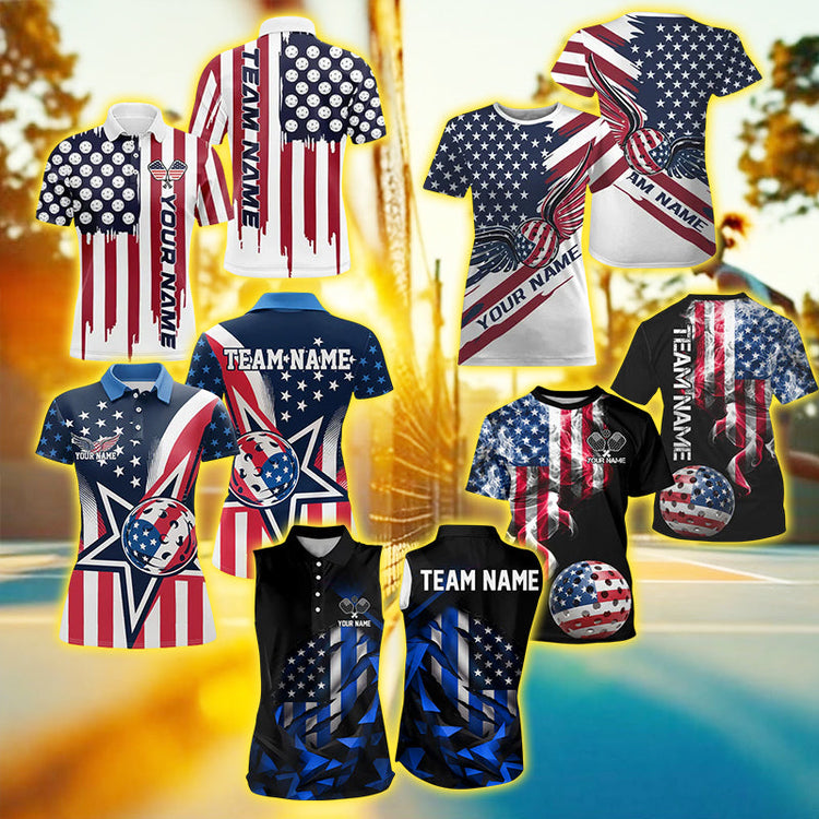 Patriotic Pickleball Shirts
