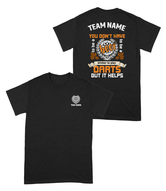 Custom Funny Darts Shirt, Grunge Dart Shirt, Darts And Beer Shirt, Darts For Gift NYN0124