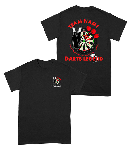 Darts Legend Custom Funny Darts Shirt For Men-Women, Dart Team Shirt, Darts For Gift NYN0125