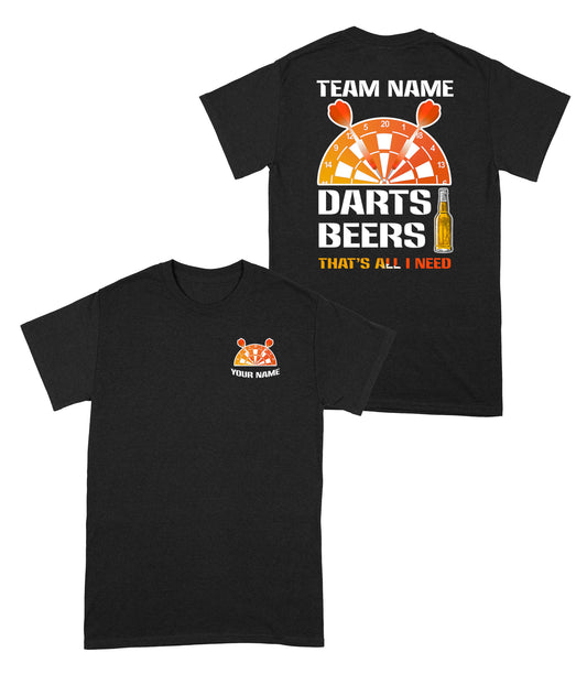 Darts Beer That's All I Need Custom Darts Funny Shirt For Men-Women, Darts For Gift NYN0142