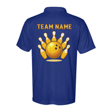 Load image into Gallery viewer, Bowling and beer custom team name Bowling Performance Polo shirt, bowling team jerseys D02 NQS9919