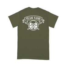 Load image into Gallery viewer, Billiard Skull Crossed Pool Cue T- Shirts Custom Billiard Shirts For Team Pool Player TDM3940