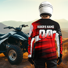 Load image into Gallery viewer, Custom Red ATV Motocross Jersey for Adult Kids Youth Quad Dirt Bike Racing Shirt For Men Women NHN001