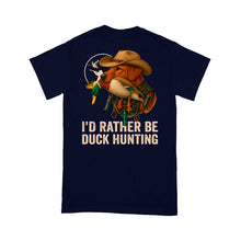 Load image into Gallery viewer, I&#39;d Rather Be Duck Hunting Fox Red Labs Dog Men T-shirt FSD4706 D03