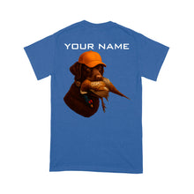 Load image into Gallery viewer, Chocolate Labrador Retriever Pheasant hunting Shirt for Hunter FSD4721 D03