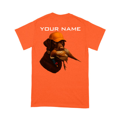Chocolate Labrador Retriever Pheasant hunting Shirt for Hunter FSD4721 D03