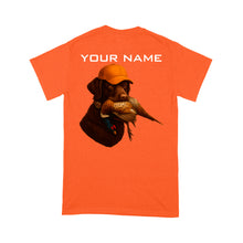 Load image into Gallery viewer, Chocolate Labrador Retriever Pheasant hunting Shirt for Hunter FSD4721 D03