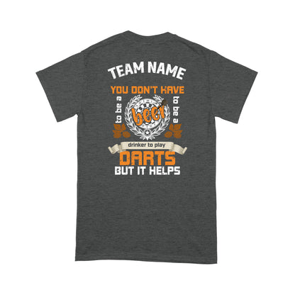 Custom Funny Darts Shirt, Grunge Dart Shirt, Darts And Beer Shirt, Darts For Gift NYN0124