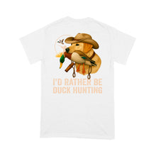 Load image into Gallery viewer, I&#39;d Rather Be Duck Hunting Yellow Labs Dog Men T-shirt FSD4704 D03