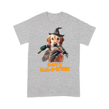 Load image into Gallery viewer, Golden Retriever duck hunting Halloween T-shirt FSD4598 D02