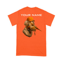 Load image into Gallery viewer, English Setter orange belton Pheasant hunting Shirt for Hunter FSD4714 D03