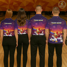 Load image into Gallery viewer, Custom Funny Kitchen Bowling Team Shirt for Men Bowling Jersey Polo &amp; Quarter-Zip Bowling Outfit QZT885
