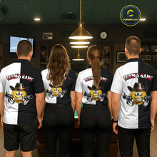 Load image into Gallery viewer, Custom American Flag Funny 8 Ball Pool Billiard Shirts for Women Billiard League Jersey Polo &amp; 1/4 Zip BHT1