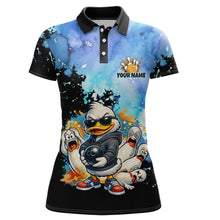 Load image into Gallery viewer, Colorful polo shirt with cartoon duck design on a white background