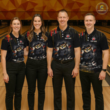 Load image into Gallery viewer, Personalized Owl Bowling Jersey Bowling Team Shirt Polo &amp; 1/4-Zip Bowling Outfit for Women QZT865