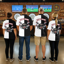 Load image into Gallery viewer, Custom Funny Dartboard Shirt for Women American Dart Shirt for Team Polo &amp; 1/4-Zip Dart League DHT5
