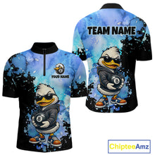 Load image into Gallery viewer, Custom Funny Duck Billiard Shirt for Men 8 Ball Billiard Team Jersey Pool Shirt Unisex BHT21