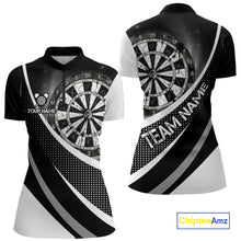 Load image into Gallery viewer, Personalized Grey Dart Shirt for Team Dart Jersey for Women Dartboard League Uniform DHT11