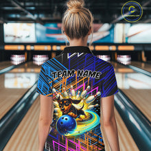 Load image into Gallery viewer, Funny Dachshund Bowling Shirt Custom Bowling Team Jersey for Women Polo &amp; 1/4-Zip Bowling Outfit QZT941