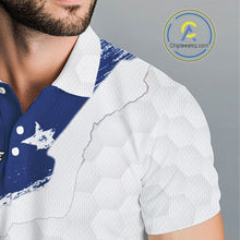 Load image into Gallery viewer, American Flag Mens Golf Polo Shirts Custom Patriotic Team Golf Shirts For Men Golf Gifts NHN0008