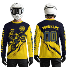 Load image into Gallery viewer, Yellow Motocross Jersey Custom for Men Women Kid Dirt Bike Shirts Motorcycle Shirt XM434