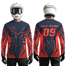 Load image into Gallery viewer, Orange Custom Motocross Jersey Men Women Kid Dirt Bike Shirts Motorcycle Riding Shirt XM441