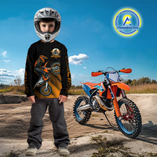 Load image into Gallery viewer, Orange Custom Motocross Jersey for Men Women Kid Dirt Bike Shirts Motorcycle Shirt XM458
