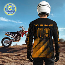 Load image into Gallery viewer, Orange Custom Motocross Jersey for Men Women Kid Dirt Bike Shirts Motorcycle Shirt XM458