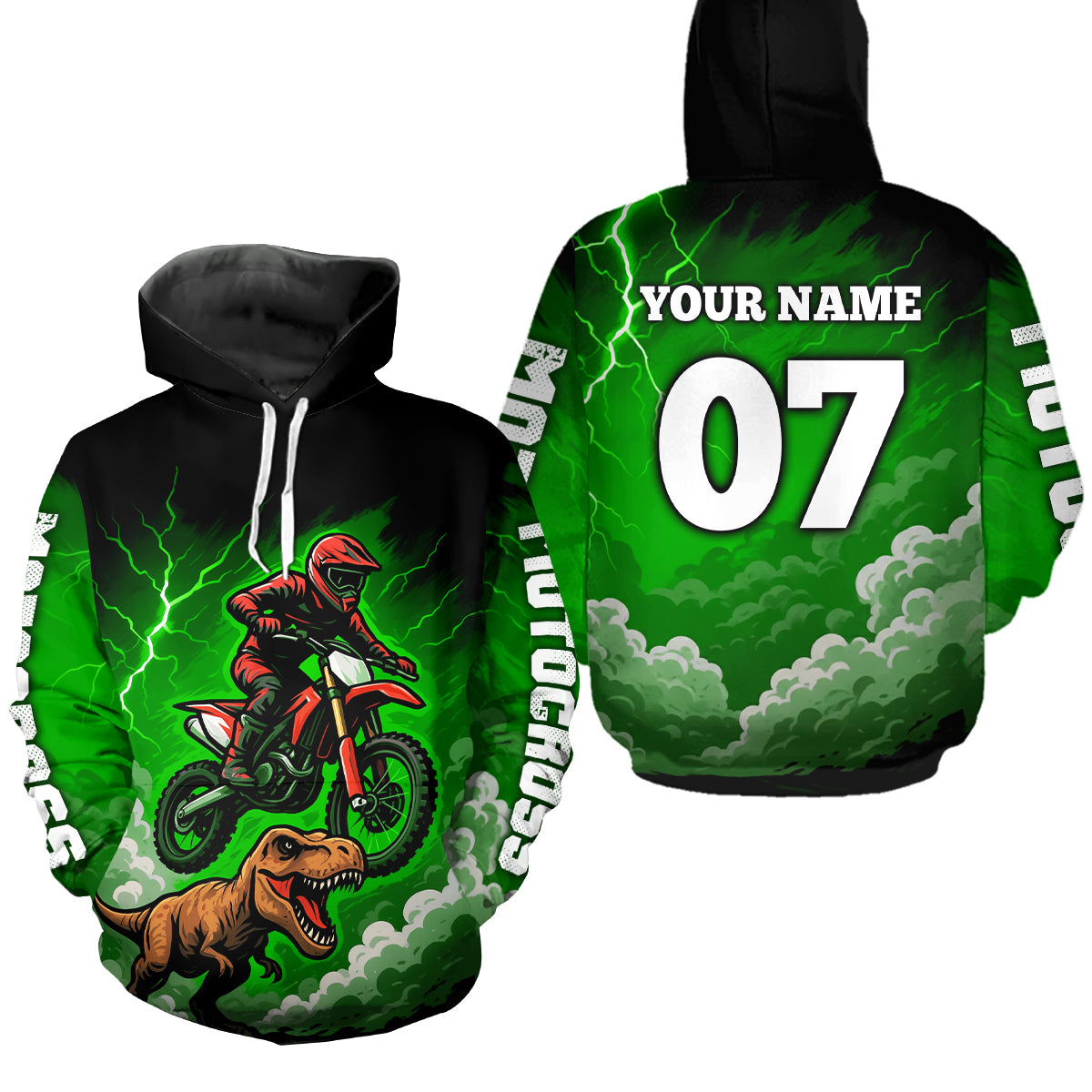 Custom Motocross Hoodie for Men Women Dirt Bike Racing Hoodie Custom Riding Shirt MH413
