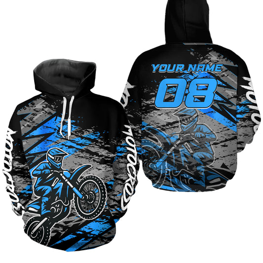 Custom Motocross Hoodie Men Women Adult Dirt Bike Hoodie Off road Racing Shirt MH415