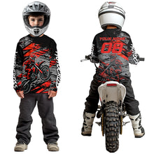Load image into Gallery viewer, Red Motocross Jersey Custom Dirt Bike Shirts Men Kid Women Racing Offroad Jersey XM415