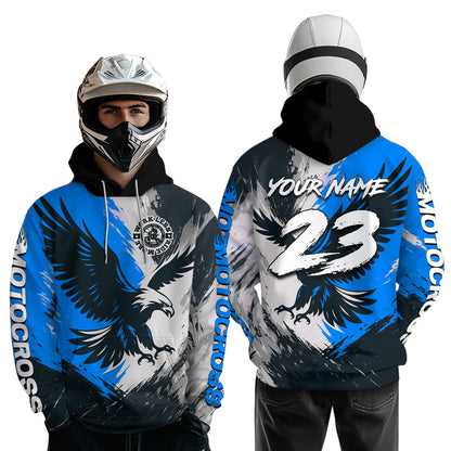 Eagle Motocross Hoodie for Men Women Dirt Bike Racing Hoodie Adult Hooded Shirt MH421