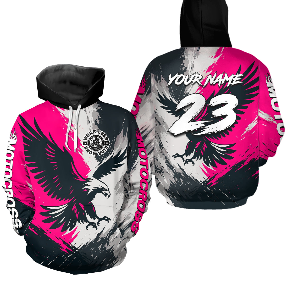 Eagle Motocross Hoodie for Men Women Dirt Bike Racing Hoodie Adult Hooded Shirt MH421