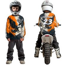 Load image into Gallery viewer, Orange Eagle Custom Motocross Racing Jersey Kid Women Men Dirt Bike Shirts Riding Shirt XM421
