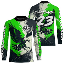 Load image into Gallery viewer, Green Eagle Custom Motocross Racing Jersey Kid Women Men Dirt Bike Shirts Riding Shirt XM421